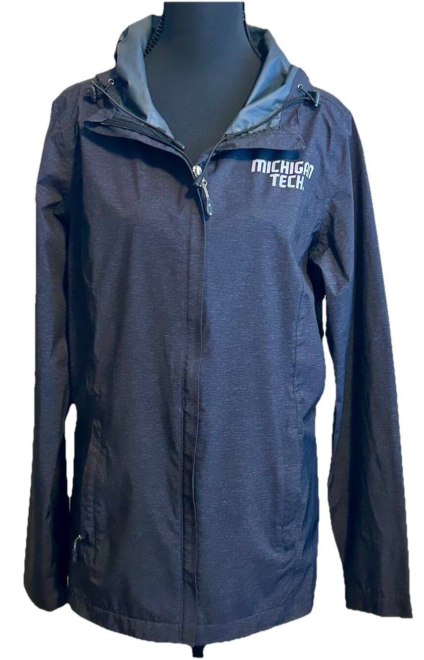 32 Degrees Cool Michigan Tech Huskies Womens Medium M Full Zip Hooded Jacket